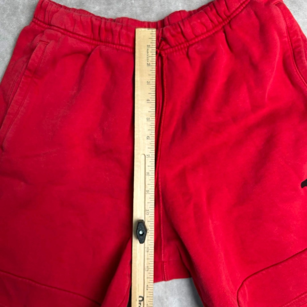 Jordan Jumpman Fleece Shorts Mens Medium Red Black Graphic CK6707-687 - Picture 4 of 9